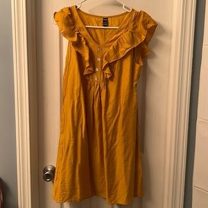 Shein mustard color dress